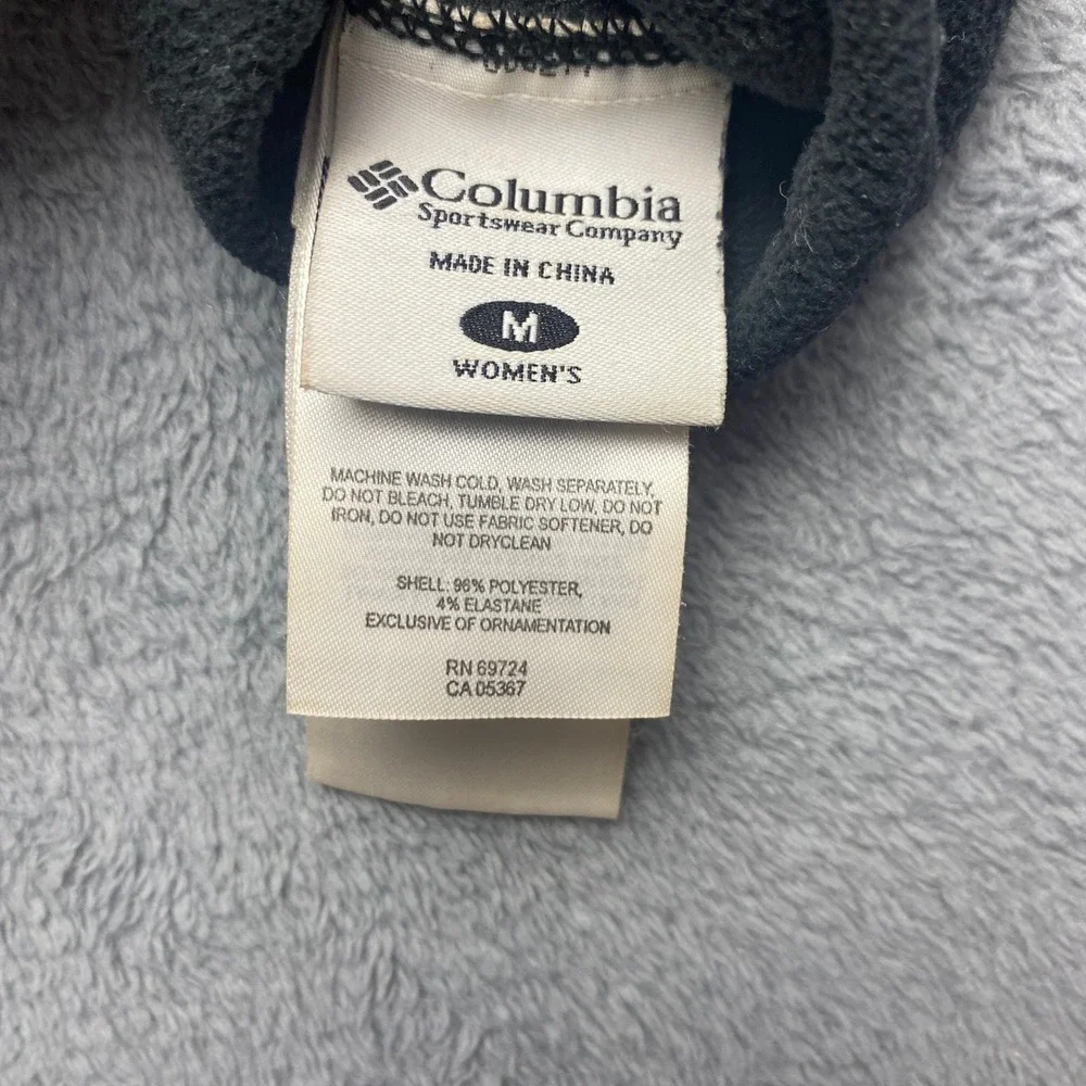 Columbia Gloves Womens Medium Omni-Shield Fleece Black Winter Outdoor SL9265